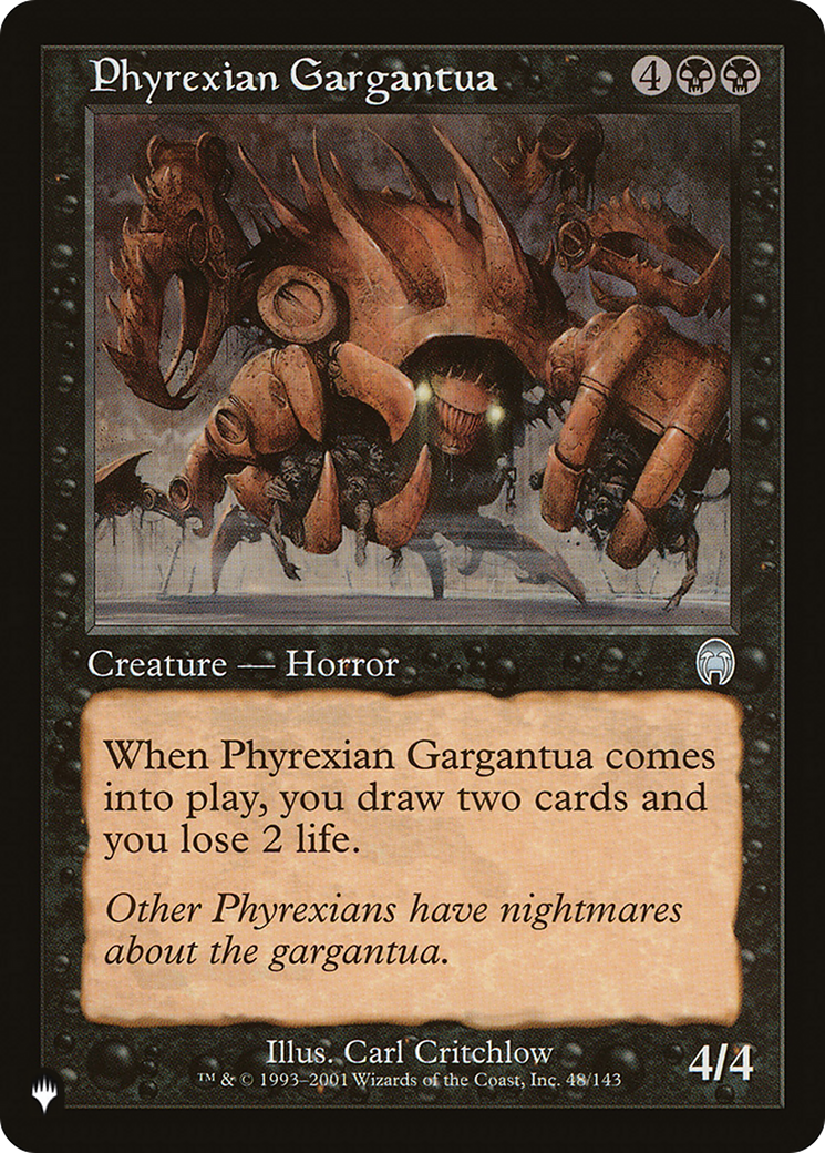 Phyrexian Gargantua |  (APC-48) [The List]