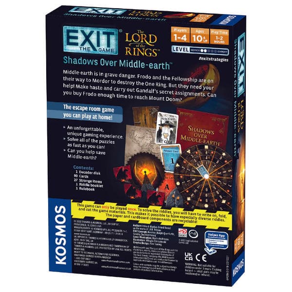 EXIT the Game | The Lord of the Rings: Shadows Over Middle-earth