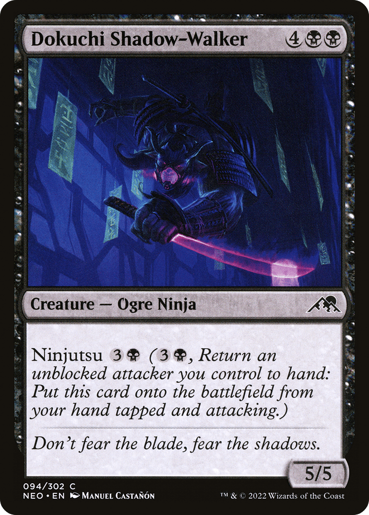 Dokuchi Shadow-Walker [Kamigawa: Neon Dynasty] Foil