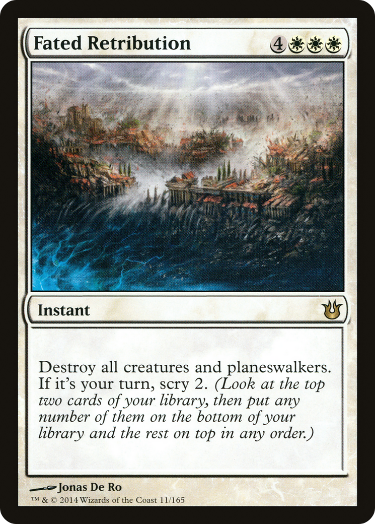 Fated Retribution [Born of the Gods] Foil