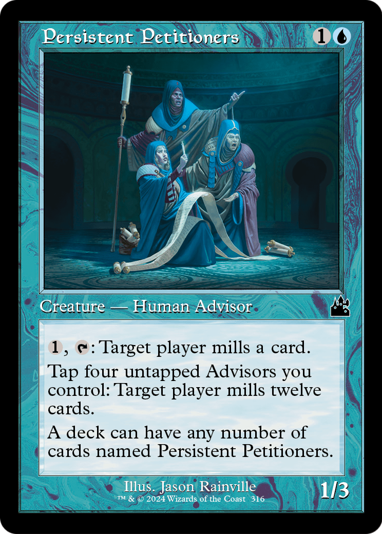 Persistent Petitioners (Retro Frame) [Ravnica Remastered] Foil