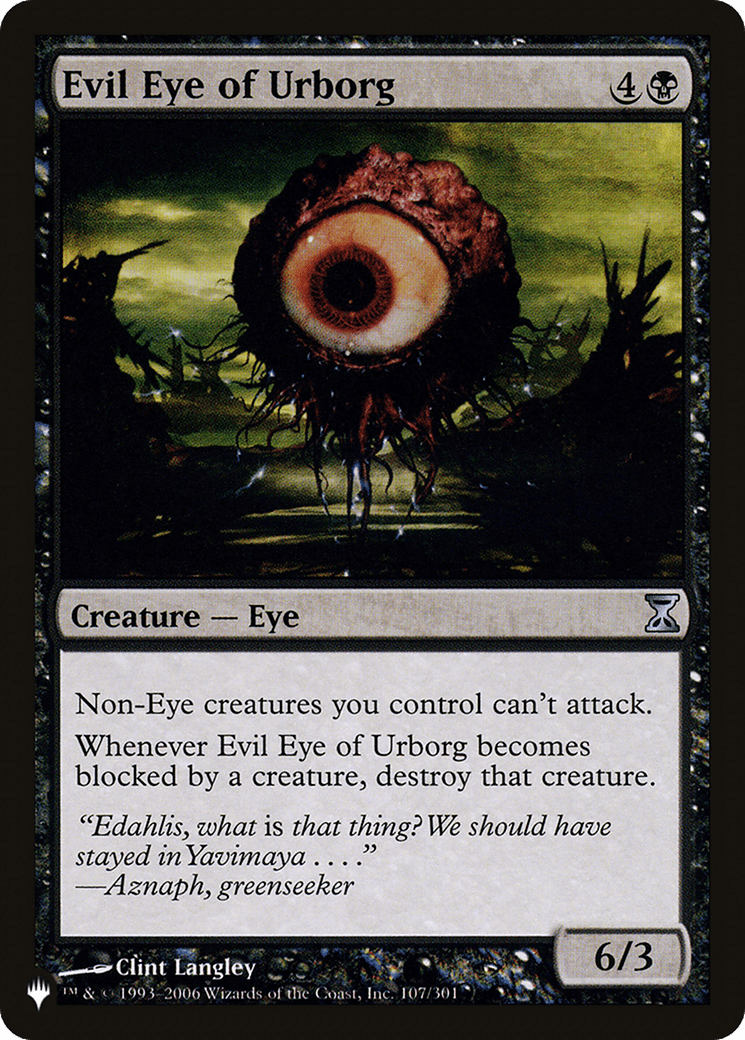 Evil Eye of Urborg |  (TSP-107) [The List]
