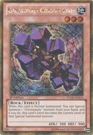 Chronomaly Gordian Knot [PGLD-EN010] Gold Secret Rare