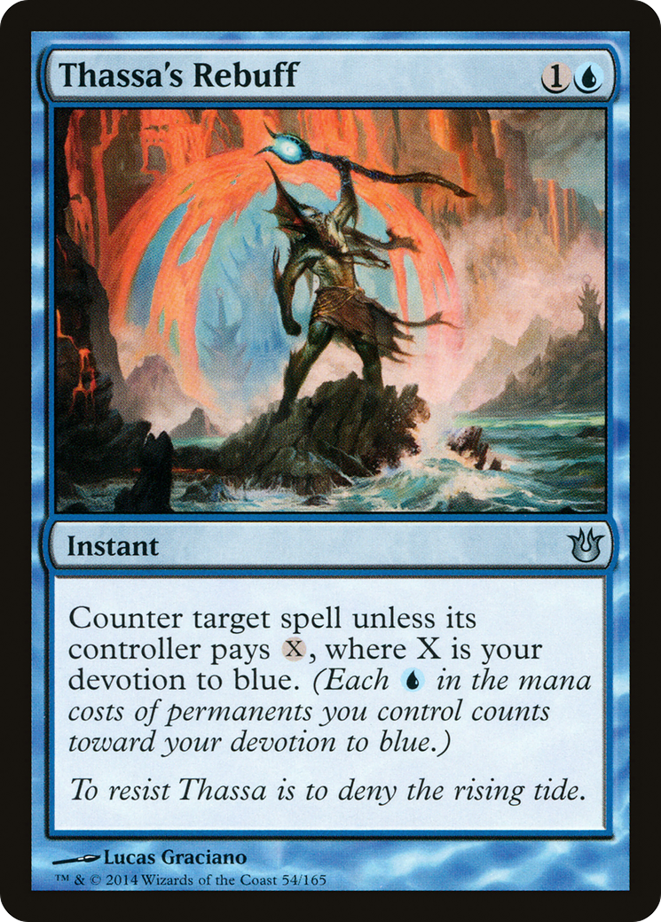 Thassa's Rebuff [Born of the Gods] Foil
