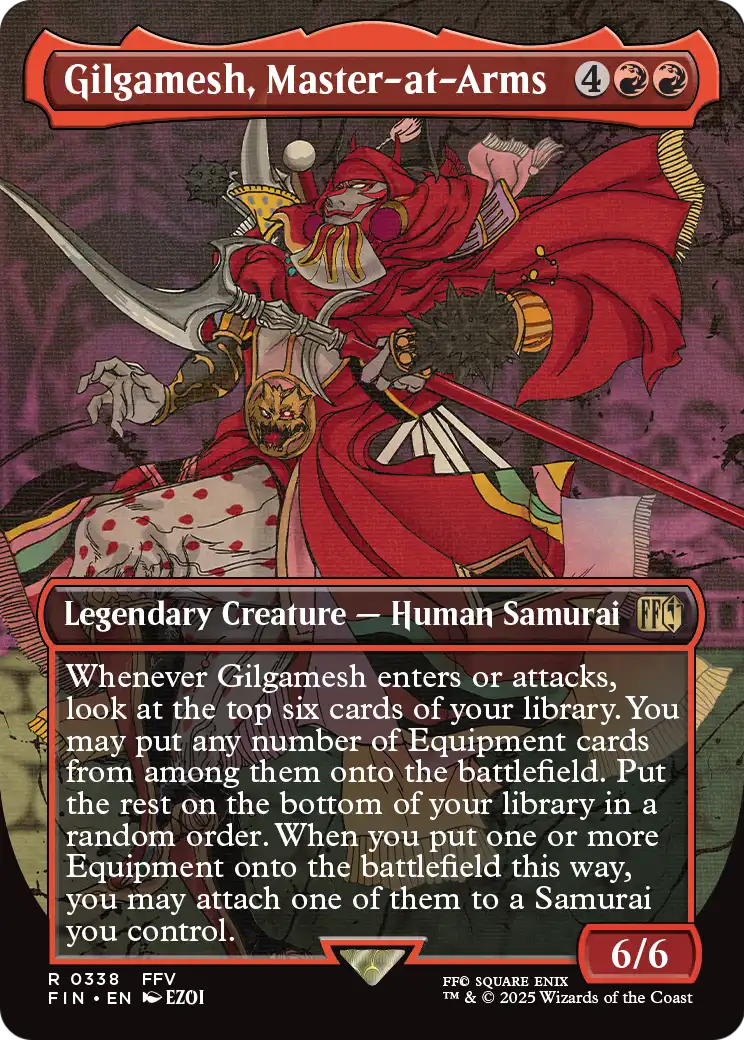 Gilgamesh, Master-at-Arms (Borderless) (338) [FINAL FANTASY]