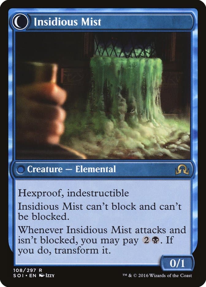 Elusive Tormentor // Insidious Mist [Shadows over Innistrad] Foil