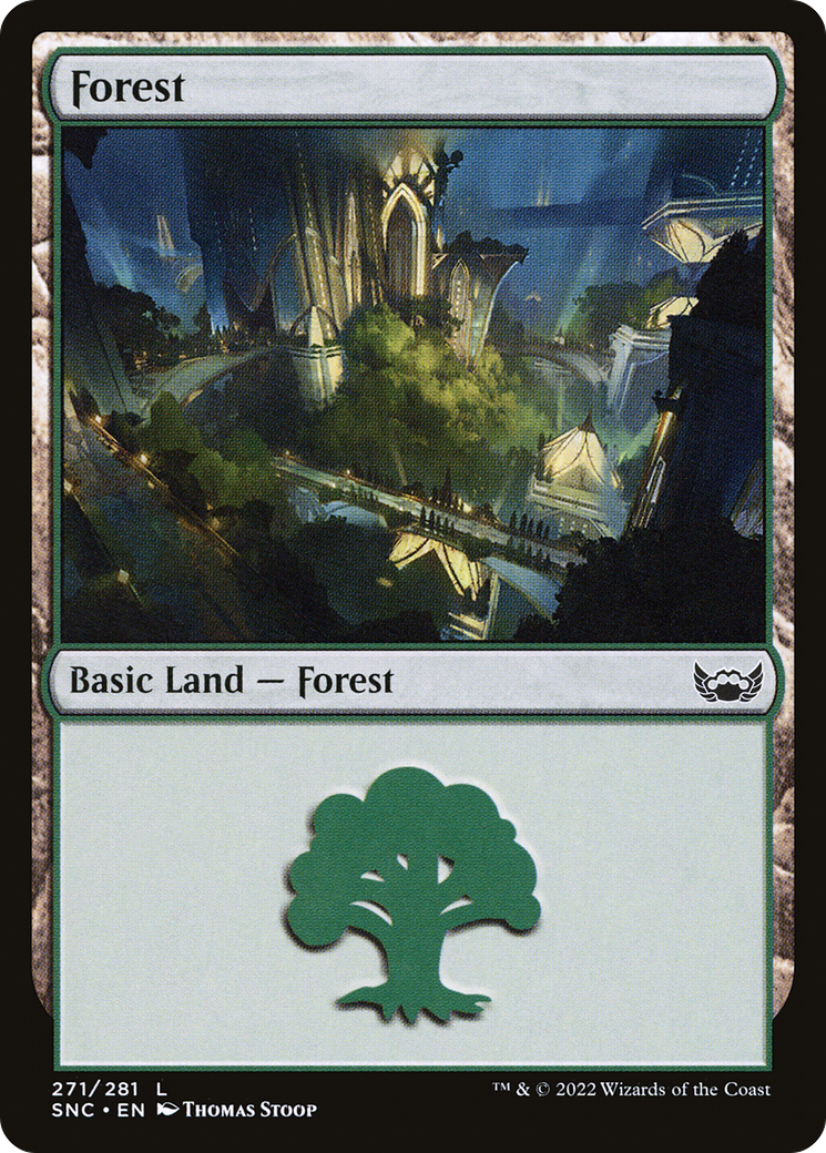 Forest (271) [Streets of New Capenna] Foil
