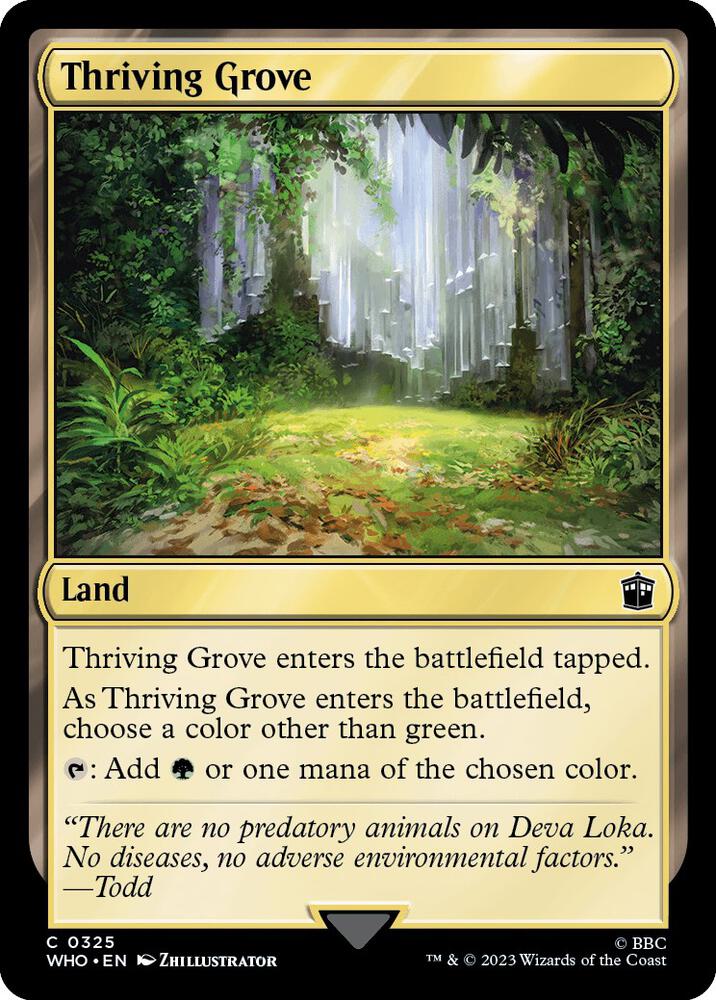 Thriving Grove 325/331 (Universes Beyond: Doctor Who) 