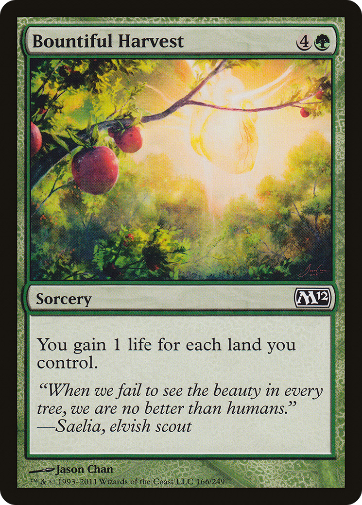 Bountiful Harvest [Magic 2012] Foil