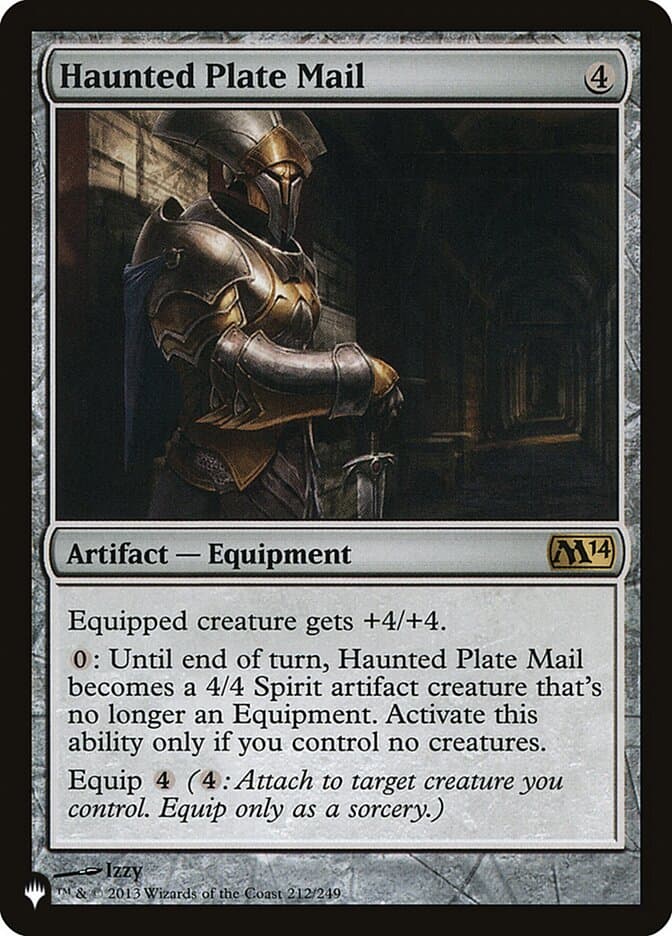 Haunted Plate Mail |  (M14-212) [The List]