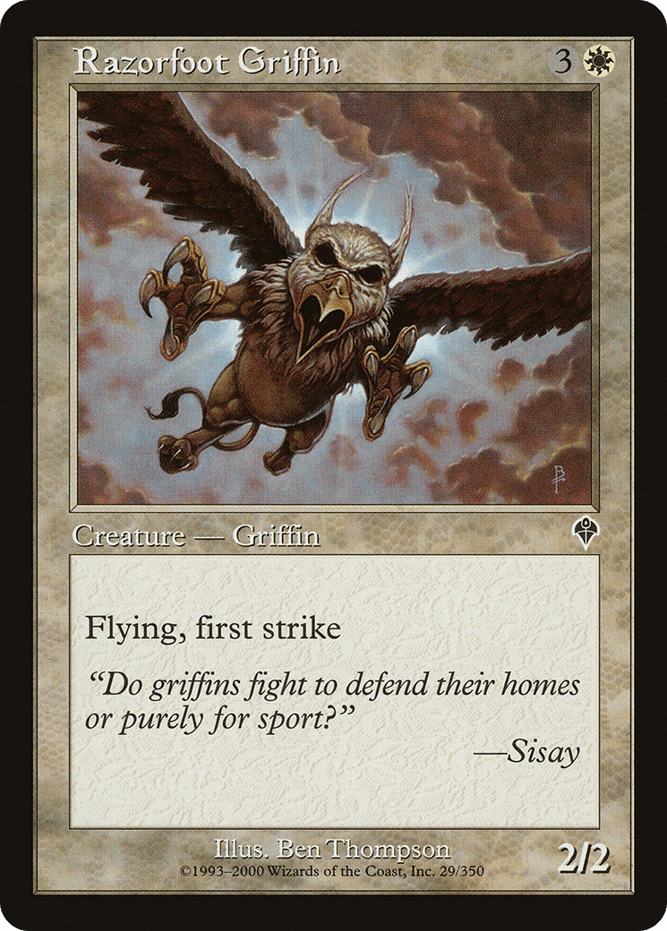 Razorfoot Griffin [Invasion] Foil