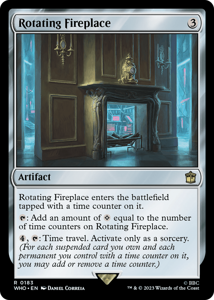 Rotating Fireplace [Doctor Who] Foil