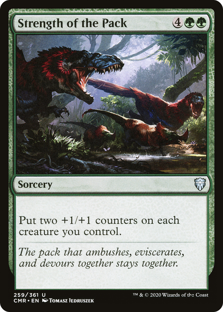 Strength of the Pack [Commander Legends] Foil