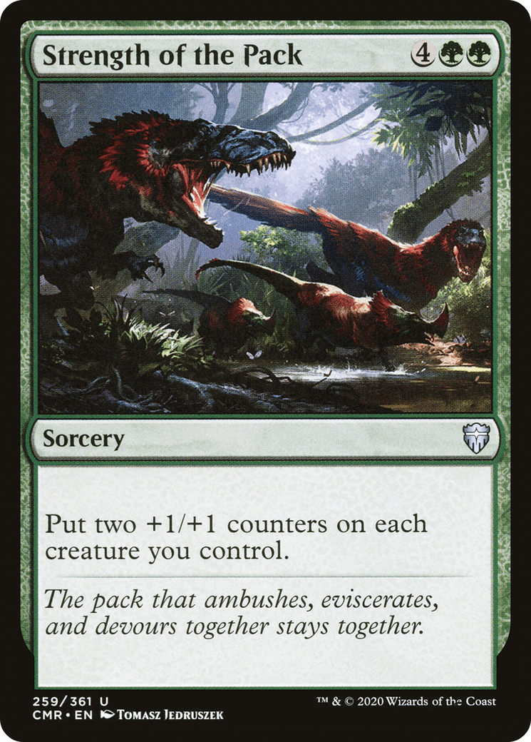 Strength of the Pack [Commander Legends] Foil