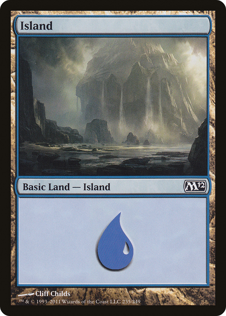 Island (235) [Magic 2012] Foil