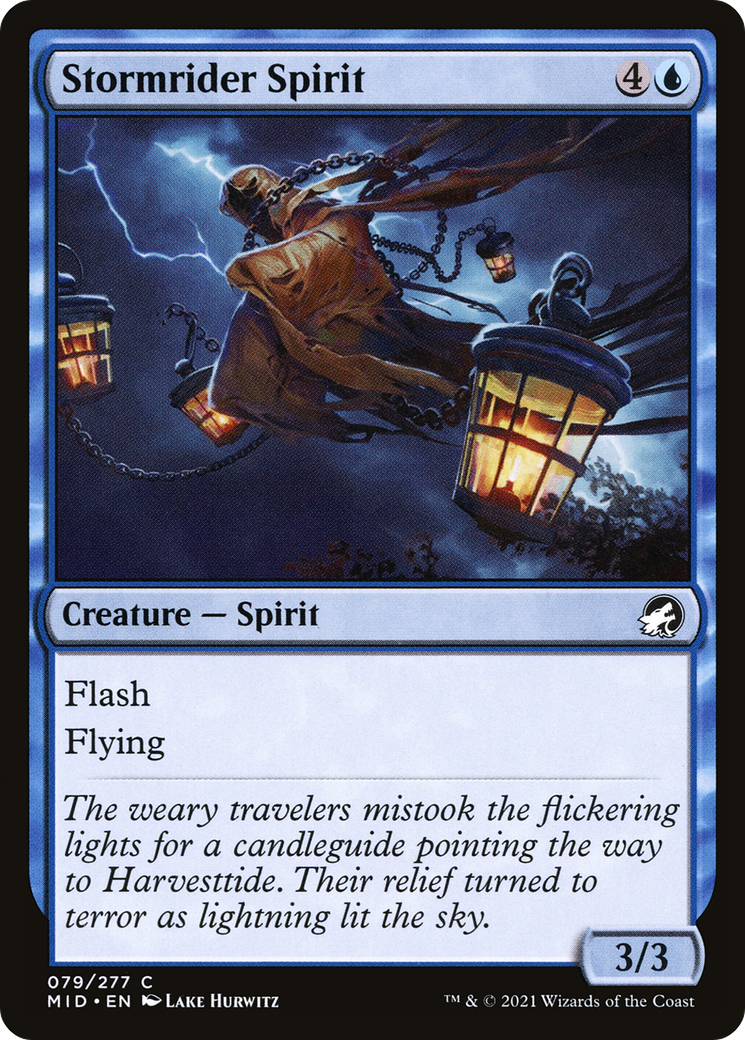 Stormrider Spirit [Innistrad: Midnight Hunt] Foil