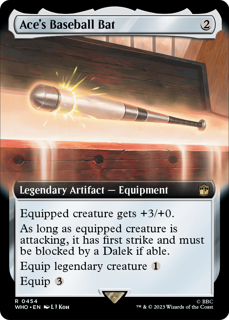 Ace's Baseball Bat (Extended Art) [Doctor Who] Foil