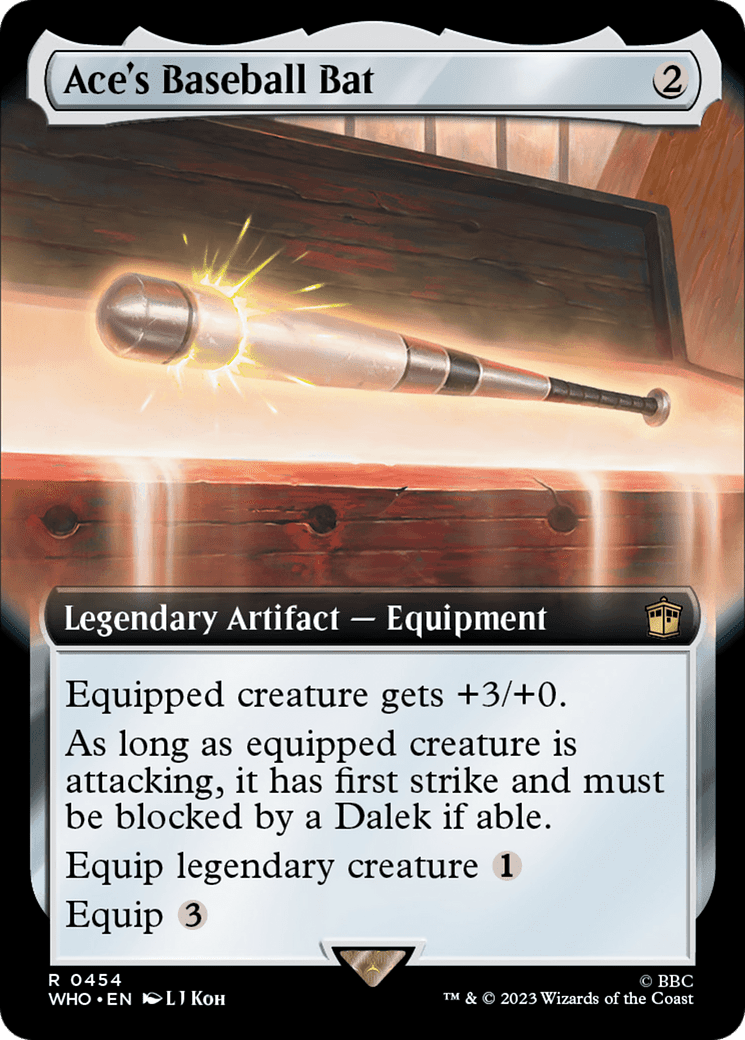 Ace's Baseball Bat (Extended Art) [Doctor Who] Foil
