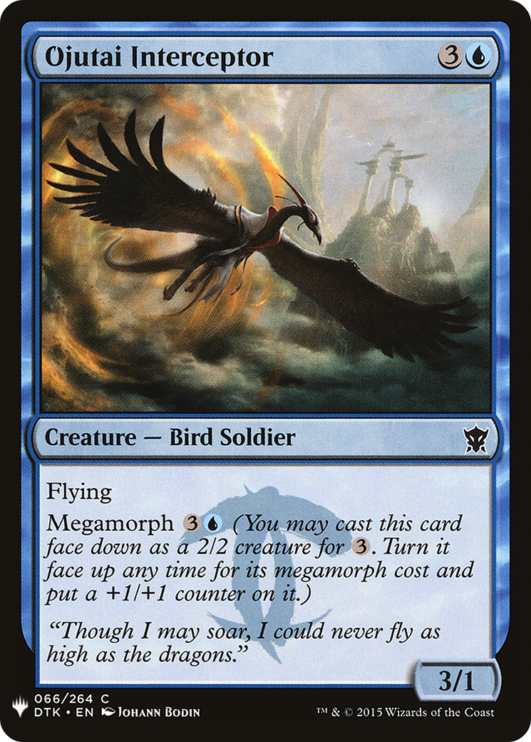Ojutai Interceptor |  (DTK-66) [The List]