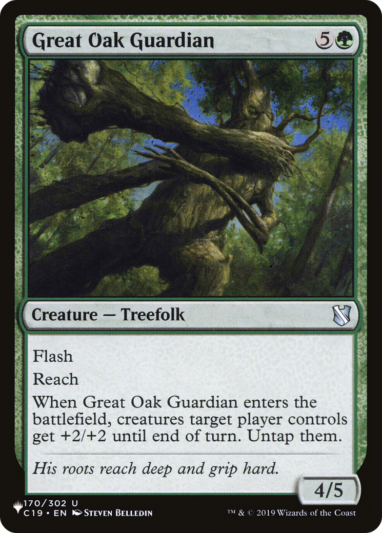 Great Oak Guardian |  (C19-170) [The List]