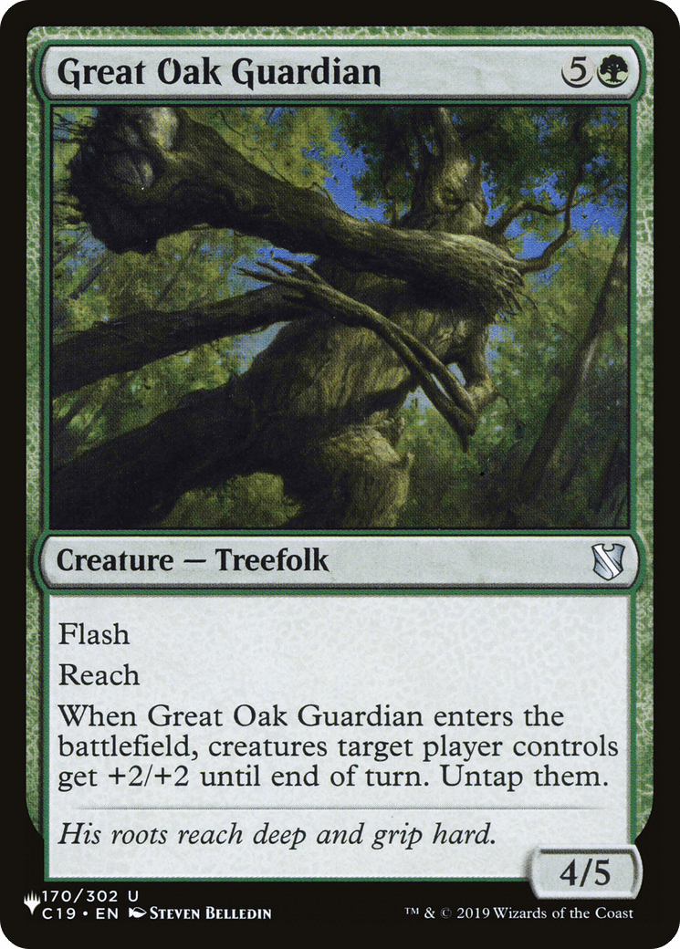 Great Oak Guardian |  (C19-170) [The List]