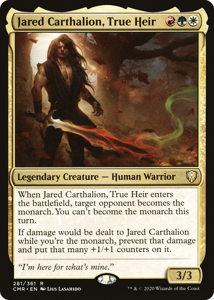 Jared Carthalion, True Heir [Commander Legends] Foil