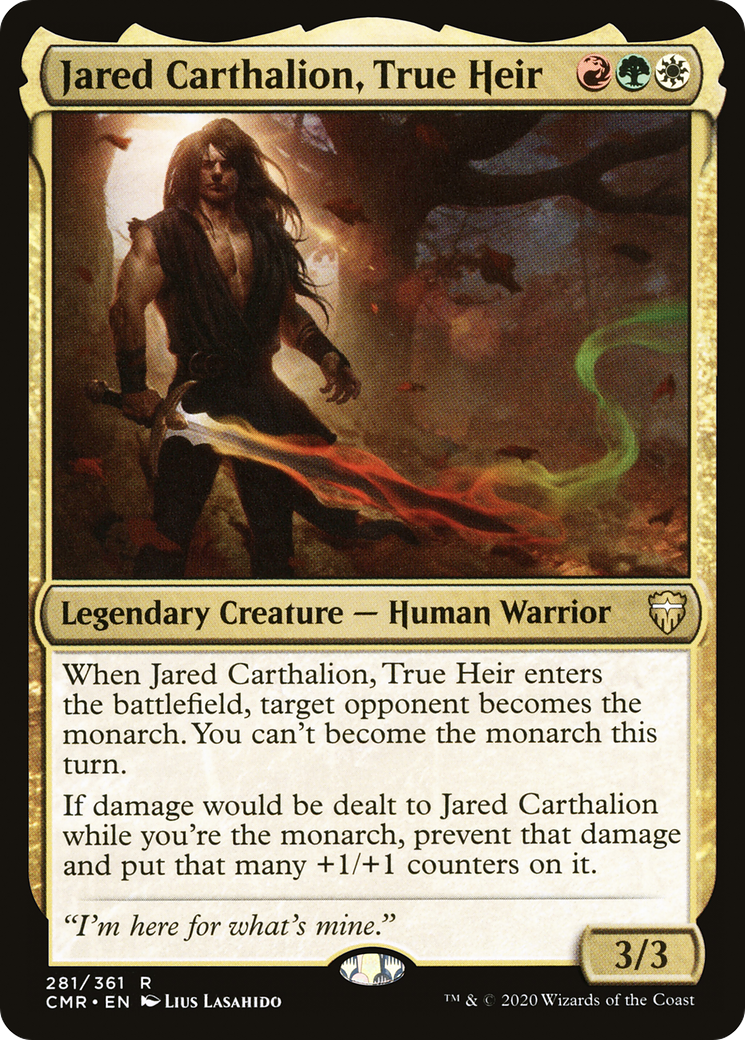 Jared Carthalion, True Heir [Commander Legends] Foil