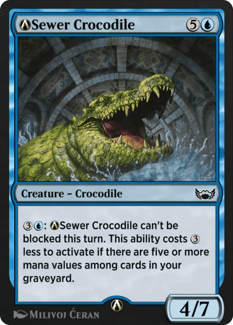 A-Sewer Crocodile (SNC-A-60) - Streets of New Capenna