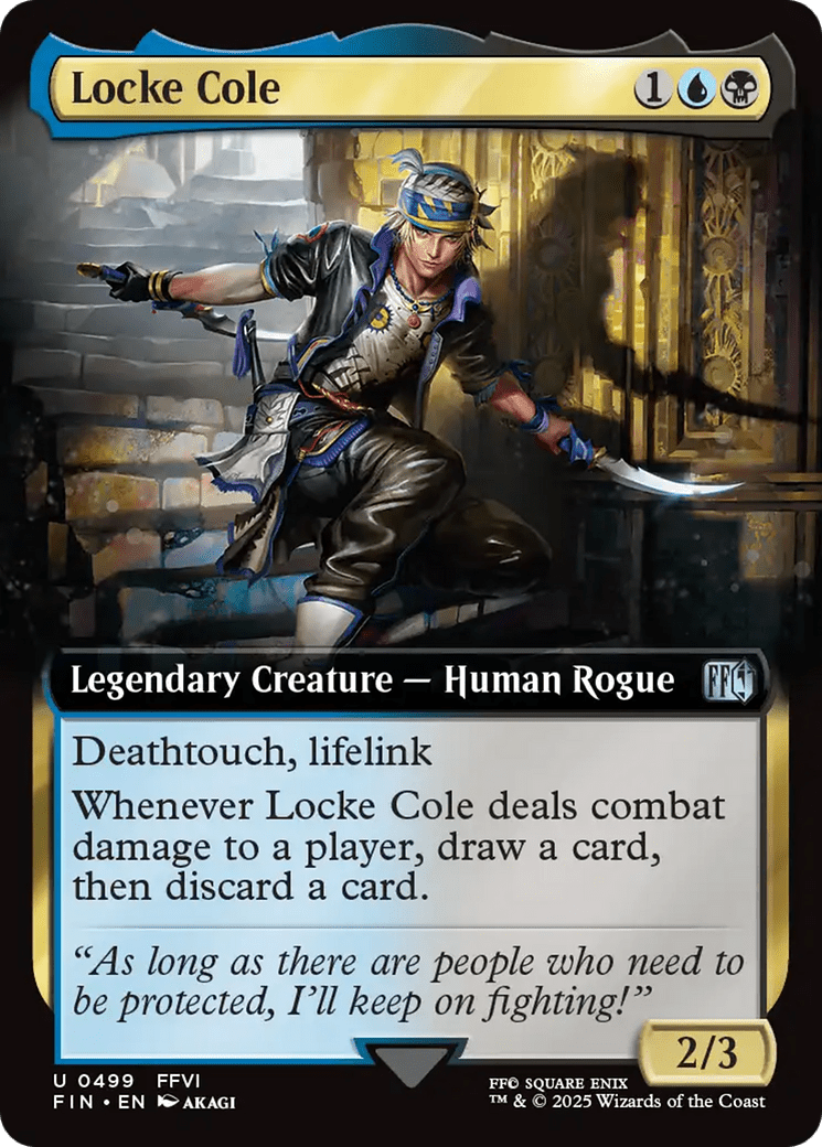 Locke Cole (499) [FINAL FANTASY] : (Extended Art) Foil