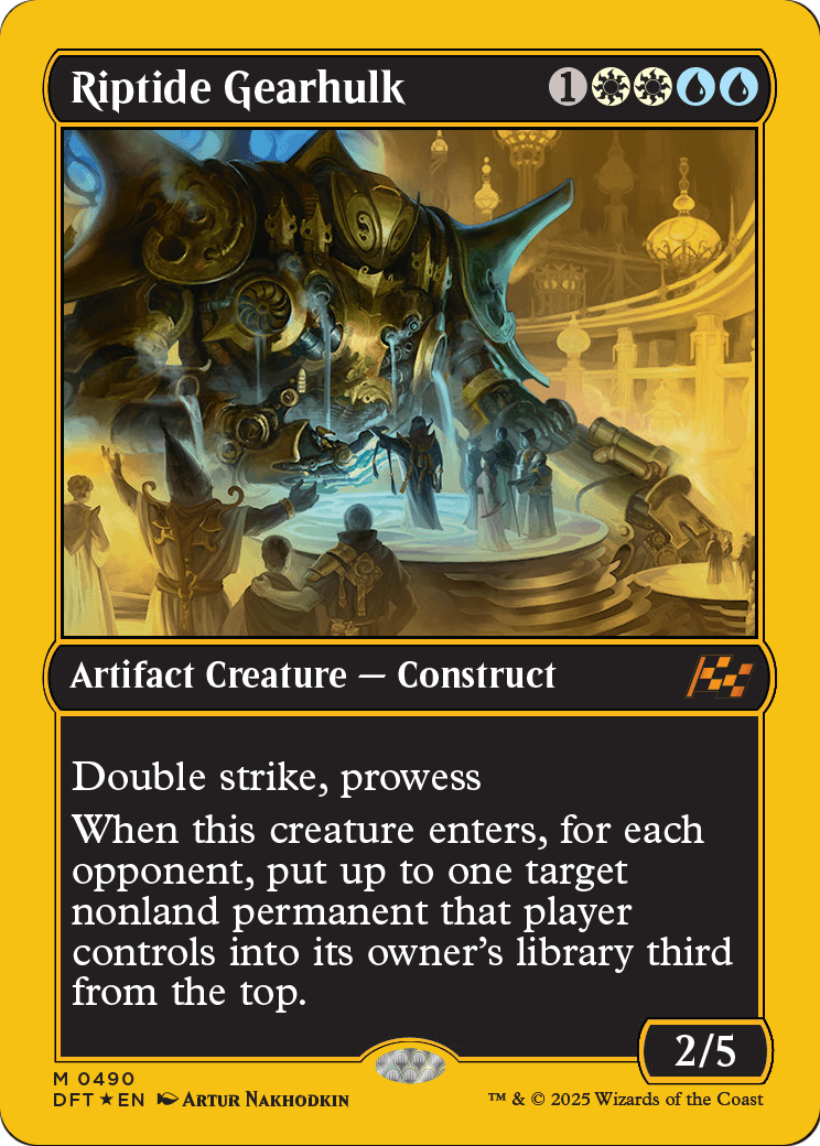 Riptide Gearhulk |  Foil (490) [Aetherdrift]