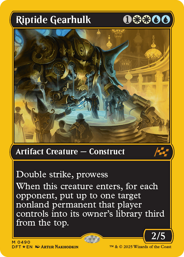 Riptide Gearhulk |  Foil (490) [Aetherdrift]