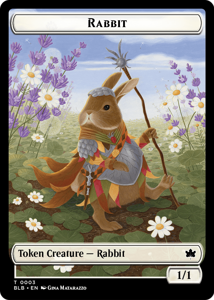 Rabbit (TBLB-003) - Bloomburrow Tokens