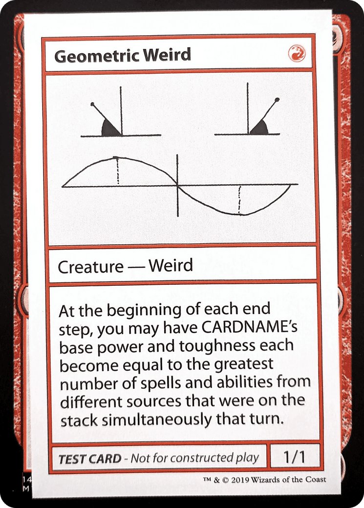 Geometric Weird (2021 Edition) [Mystery Booster Playtest Cards]