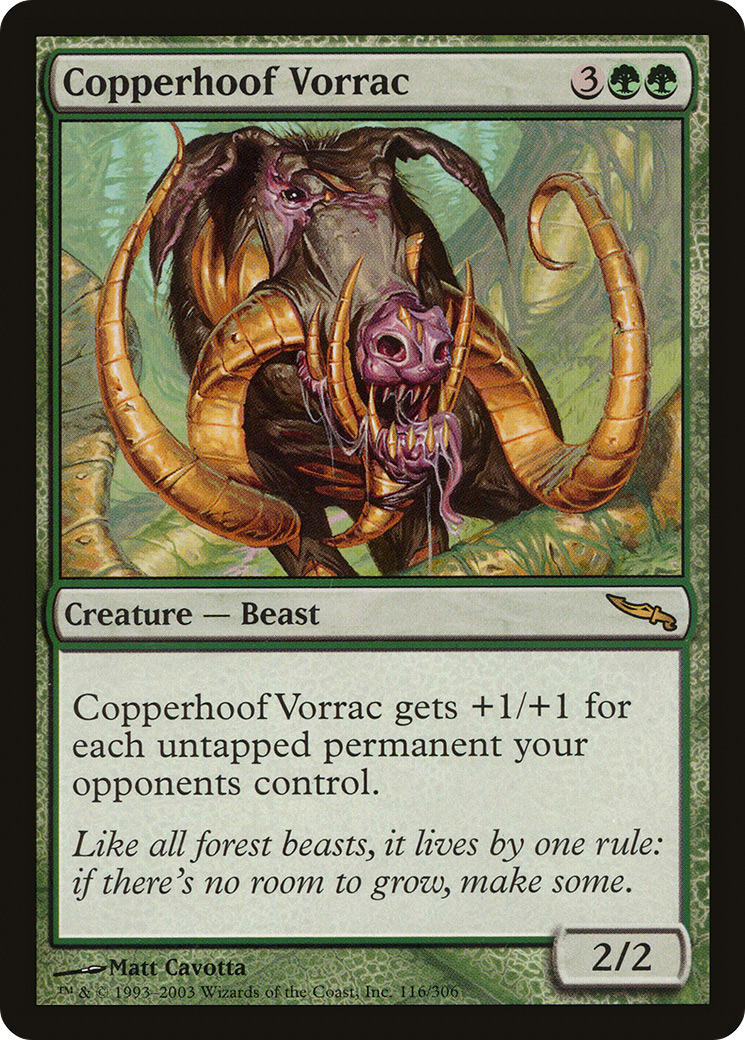 Copperhoof Vorrac [Mirrodin] Foil