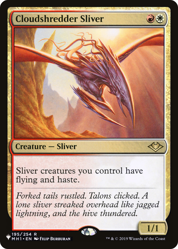 Cloudshredder Sliver |  (MH1-195) [The List]
