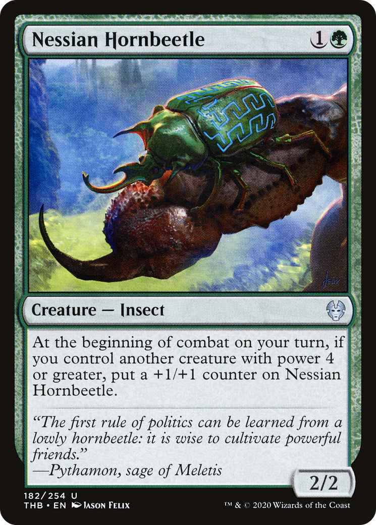 Nessian Hornbeetle [Theros Beyond Death] Foil