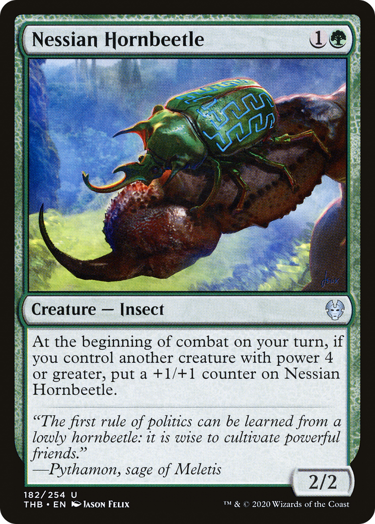 Nessian Hornbeetle [Theros Beyond Death] Foil
