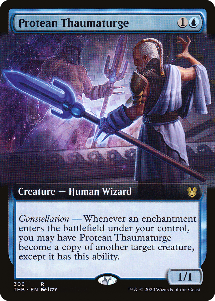 Protean Thaumaturge (Extended Art) [Theros Beyond Death] Foil
