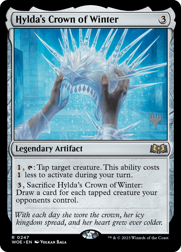 Hylda's Crown of Winter (Promo Pack) [Wilds of Eldraine Promos] Foil