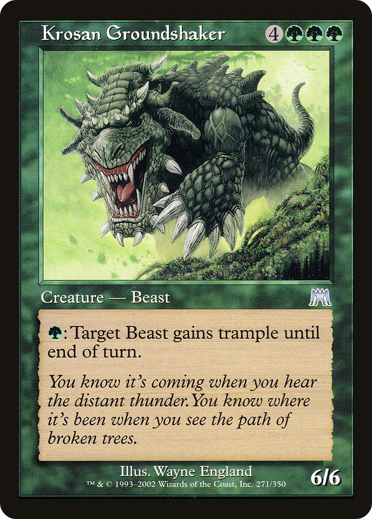 Krosan Groundshaker [Onslaught] Foil
