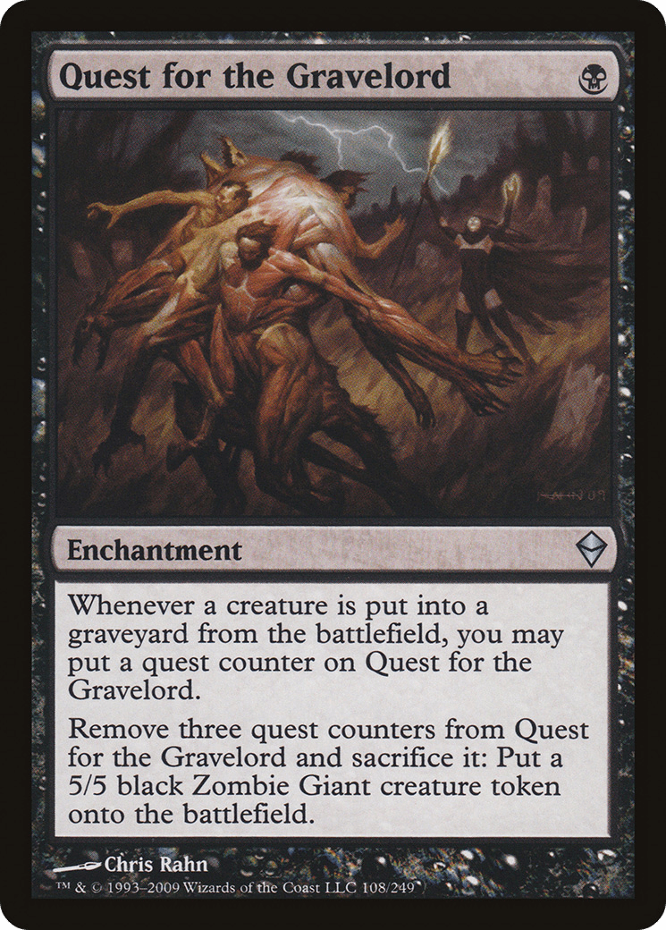 Quest for the Gravelord [Zendikar] Foil