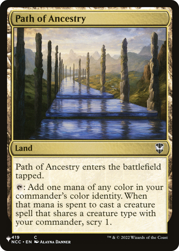 Path of Ancestry |  (NCC-419) [The List]