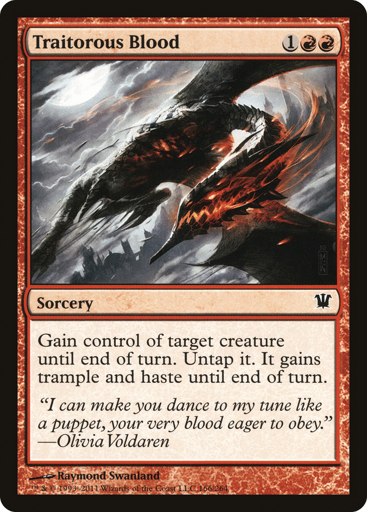 Traitorous Blood [Innistrad] Foil