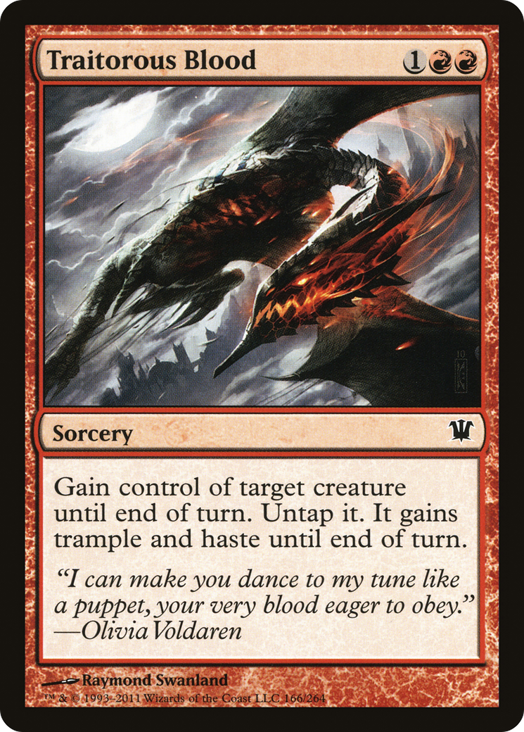 Traitorous Blood [Innistrad] Foil
