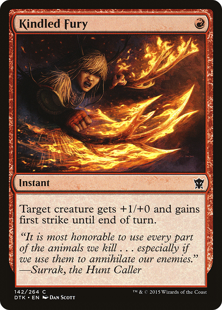 Kindled Fury [Dragons of Tarkir] Foil