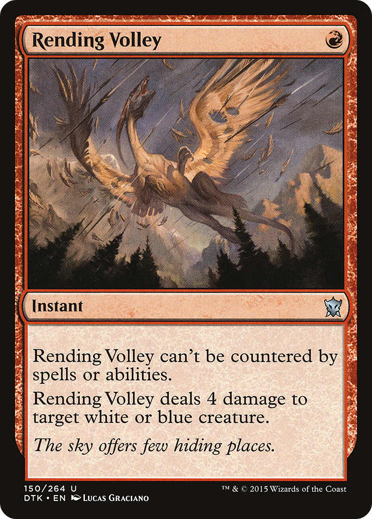 Rending Volley [Dragons of Tarkir] Foil