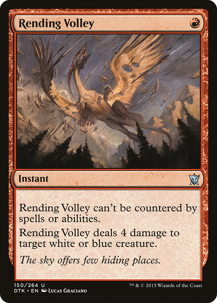 Rending Volley [Dragons of Tarkir] Foil