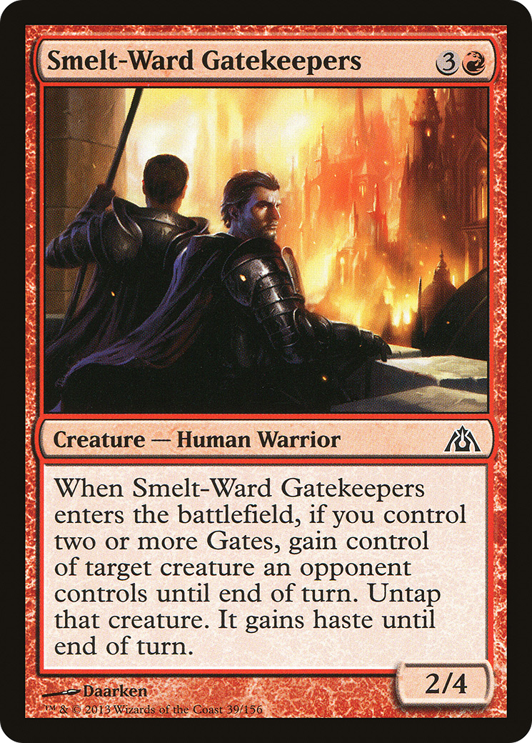Smelt-Ward Gatekeepers [Dragon's Maze] Foil