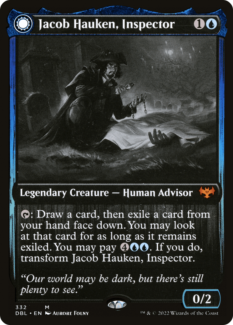 Jacob Hauken, Inspector // Hauken's Insight [Innistrad: Double Feature] Foil