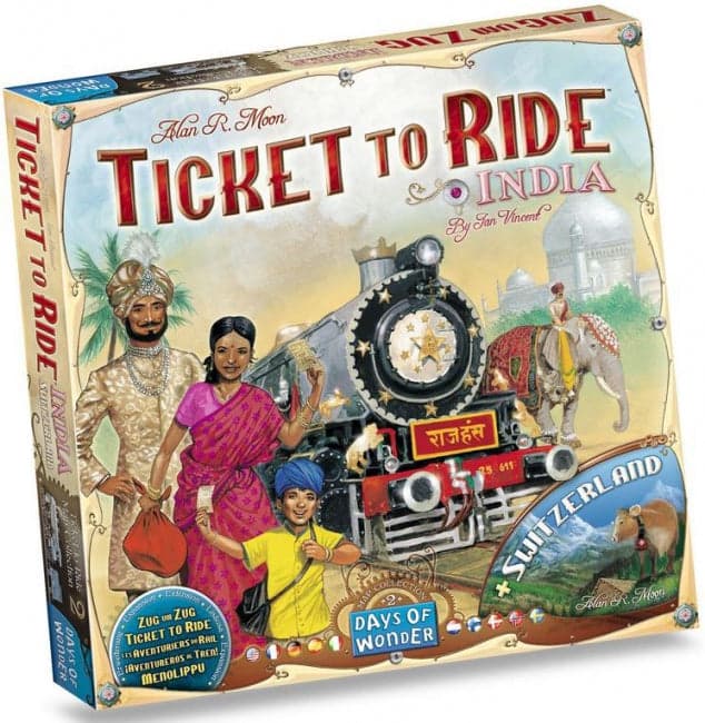 Ticket To Ride | Map Collection | Volume 2: India + Switzerland